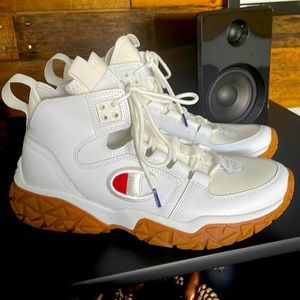 Champion Men's High Top Tank Grid Sneakers